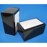 PORTA GUARDANAPO TV PLASTICO PRETO C/40UN